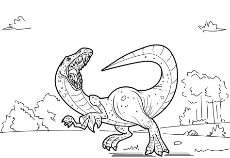 printable coloring pages dinosaurs - Clip Art Library