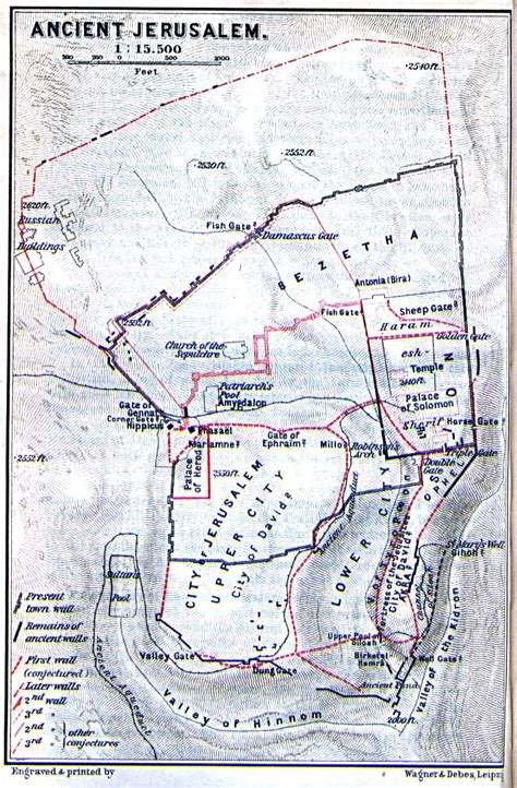 Map of Ancient Jerusalem | Cartografia, Mapa, Histórias bíblicas