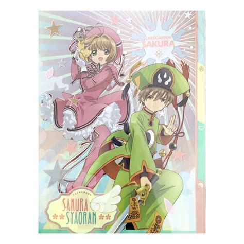 Cardcaptor Sakura Clear Card Sakura & Syaoran Index File Folder ...