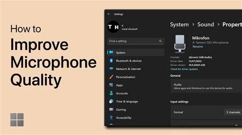 Easily Improve Microphone Quality on Windows 11 — Tech How