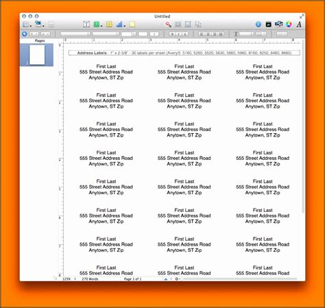 Address Labels For Mac