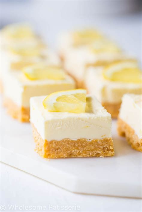 No Bake Lemon Cheesecake Slice | Recipe | No bake lemon cheesecake ...