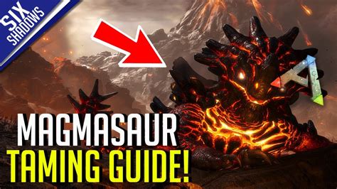 HOW TO TAME A MAGMASAUR! | New Genesis DLC | Ark: Survival Evolved - YouTube