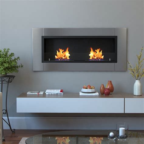 Moda Flame Valencia PRO Wall Mounted Ethanol Fireplace N3 free image ...