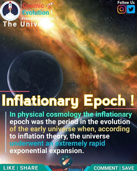 Inflationary Epoch ! | Cosmology, Space and astronomy, Physics