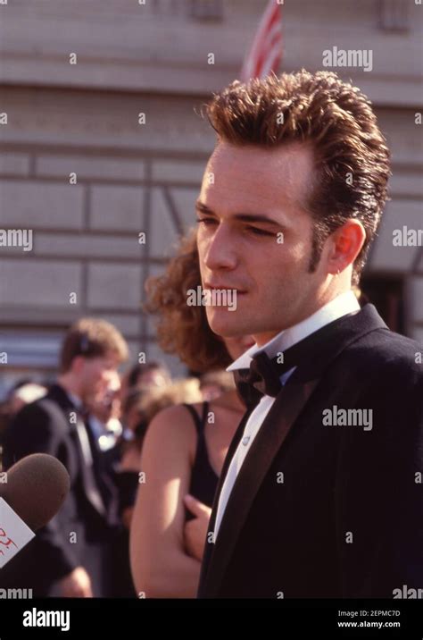 Luke Perry at the 1990 Golden Globe Awards. January 20, 1990 Credit: Ralph Dominguez/MediaPunch ...