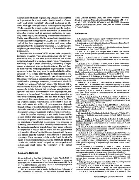 JCI - Marfan phenotype variability in a family segregating a missense ...