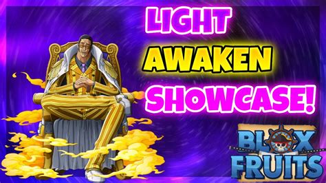 ⭐Light-Light Awakening Full Showcase! Blox Fruits! [ROBLOX] ⭐ - YouTube