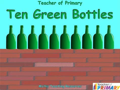 Ten Green Bottles - Animated PowerPoint presentation and worksheet | Teaching Resources