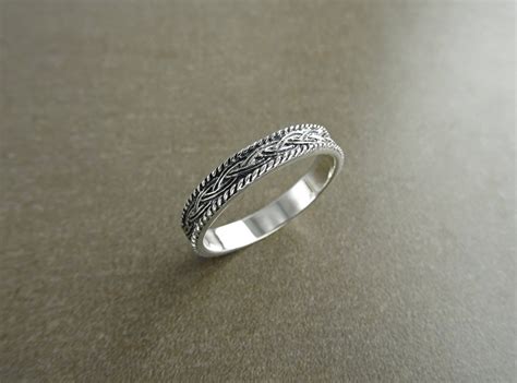 Celtic Band Ring Sterling Silver 925 Celtic Ring Entwined - Etsy