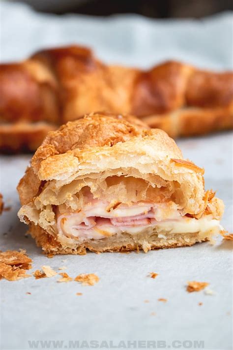 Ham and Cheese Stuffed Croissant Recipe