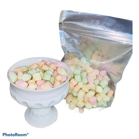 Freeze Dried Mini Marshmallows Flavored or Plain 2 Oz Net Wt | Etsy