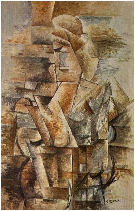 Portrait of a Woman, c.1911 - Georges Braque - WikiArt.org