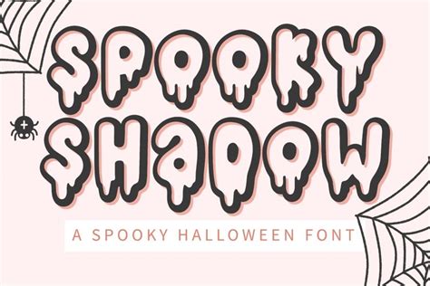 Spooky Shadow - A cute spooky halloween font (2130262)