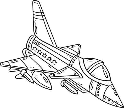 Fighter Jet Coloring Page