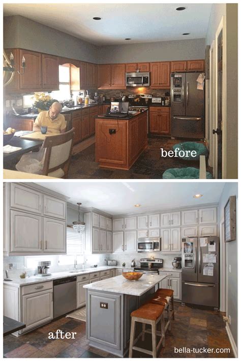 Kitchen Cabinets Painted Before And After | www.resnooze.com