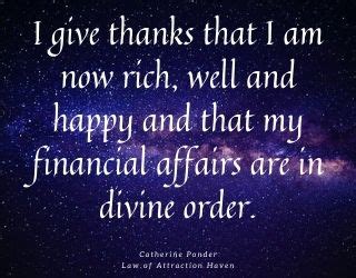 Catherine Ponder Prosperity Affirmations