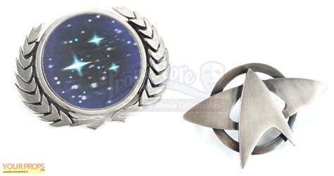 Star Trek Starfleet Pin Set original movie prop