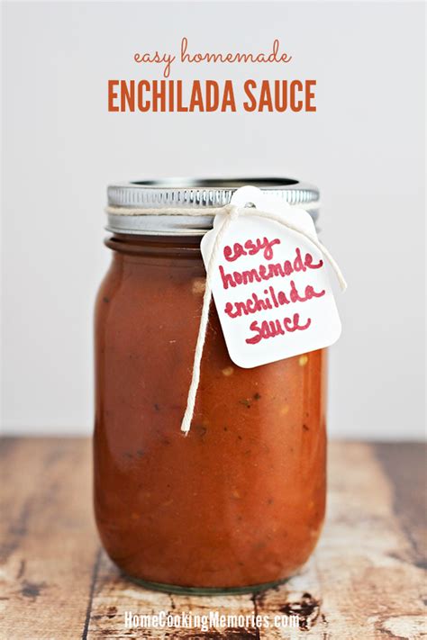 Homemade Non-Spicy Enchilada Sauce Recipe - Home Cooking Memories