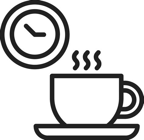 Coffee Break icon vector image. 23934883 Vector Art at Vecteezy