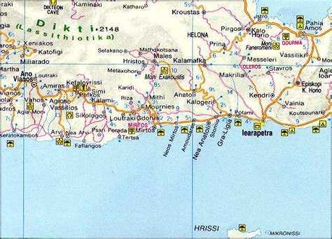 Ierapetra area map