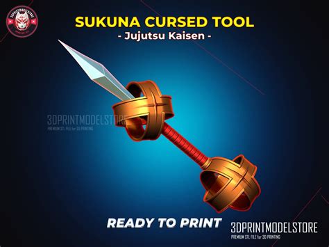 Sukuna Cursed Technique Tool STL File - Jujutsu Kaisen Cosplay | 3D Print Model Store