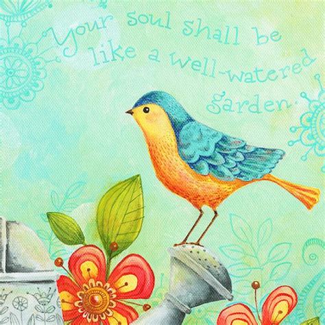 Your Soul Shall Be Like a Well Watered Garden Art Print Jeremiah 31 ...