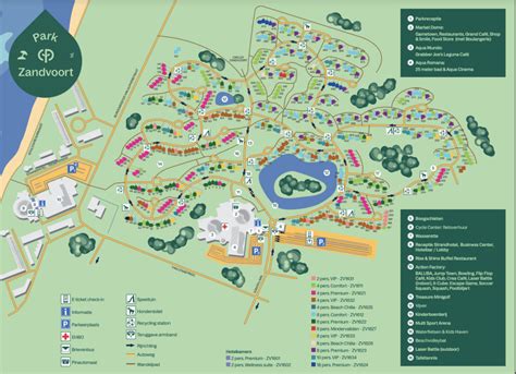 Center Parcs Park Zandvoort plattegrond / map - Vakantieparken Tips