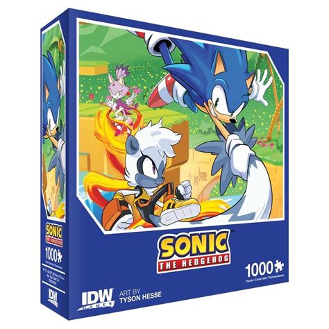 SONIC - Puzzle 1000 pièces - Too Slow! : ShopForGeek.com: Puzzle Sonic