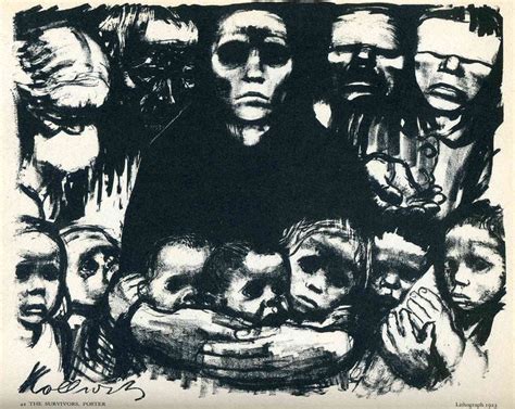 The Survivors, 1923. Kathe Kollwitz. | Kathe kollwitz, Kathe kollwitz artwork, German expressionist