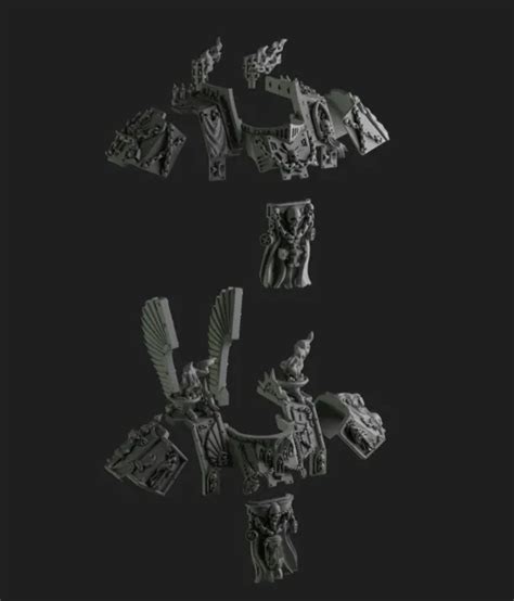 ANCIENT DREAD ARMOUR 3d printed Conversion Parts Sci-fi Wargaming ...