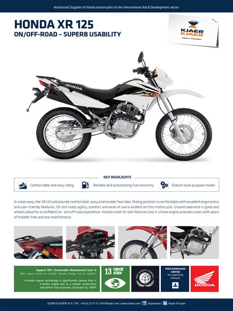 Honda Xr 125 Combined | PDF | Motorcycle | Engines