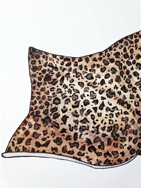 Leopard Whipray Original Watercolor Painting L Ray Illustration L Ocean Art - Etsy