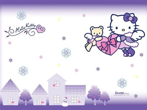 Hello Kitty Purple Wallpapers - Top Free Hello Kitty Purple Backgrounds ...