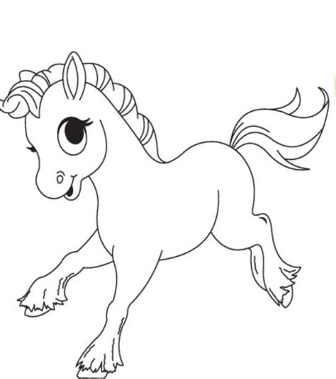 Exclusive Baby Horse Coloring Pages & book for kids.