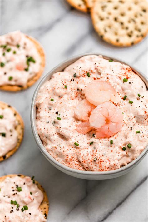 Pink Shrimp Dip Recipe - Appetizer - Amy in the Kitchen