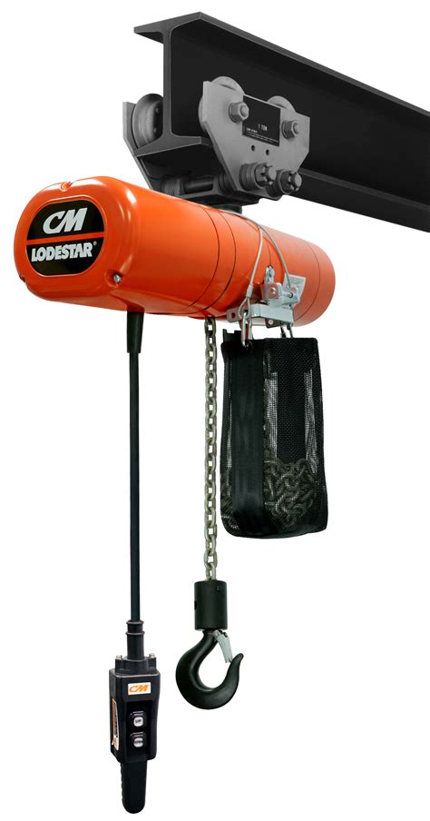 3-Ton CM LodeStar Electric Chain Hoist, Three Phase