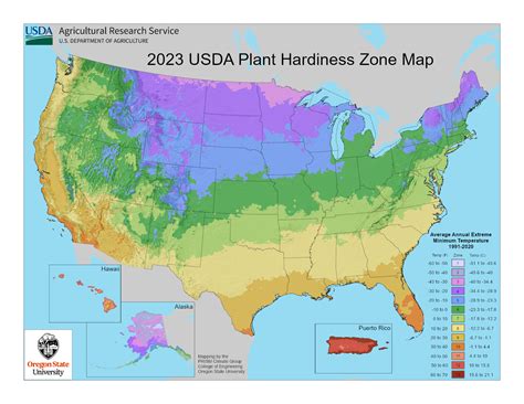 USDA Plant Hardiness Zone Map | Planting Zones Map USA - Garden.org