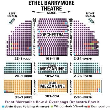 Barrymore Theatre Seating Chart - The Band's Visit Guide | TickPick