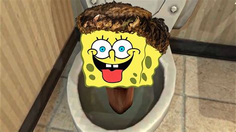 SpongeBob but it turns into a Skibidi Toilet Meme - YouTube