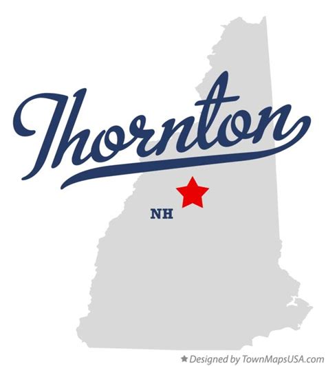 Map of Thornton, NH, New Hampshire