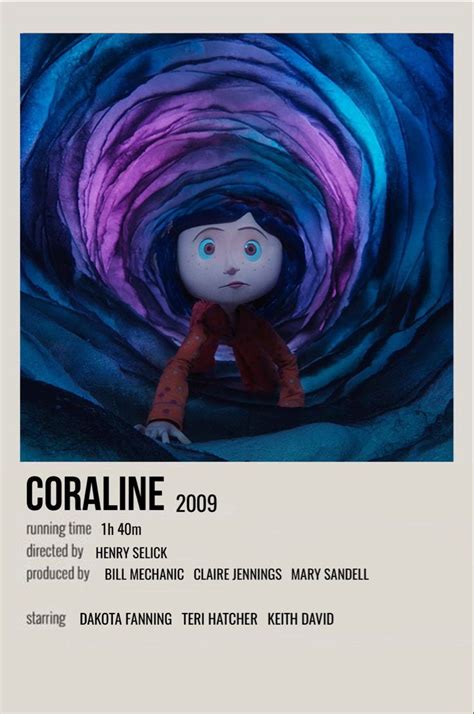 coraline | Film posters vintage, Coraline movie, Film posters minimalist