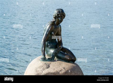 The Little Mermaid sculpture, Copenhagen, Denmark, Europe Stock Photo ...