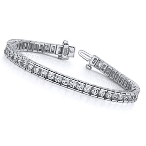 3.00 ct Ladies Round Cut Diamond Tennis Bracelet In Channel Setting