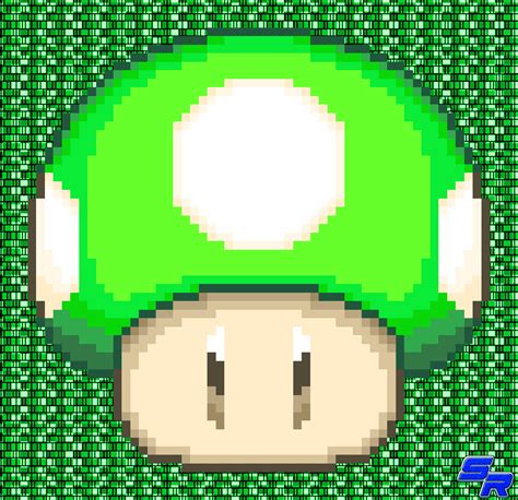 1-Up Mushroom Pixelart — Weasyl