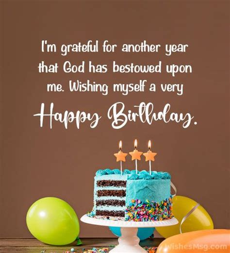 150 Birthday Wishes for Myself - Happy Birthday To Me Quotes | Birthday wishes for myself ...