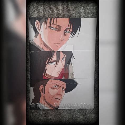 Levi, Mikasa and Kenny Ackerman // Attack on Titan by jayzeharuchiha on ...