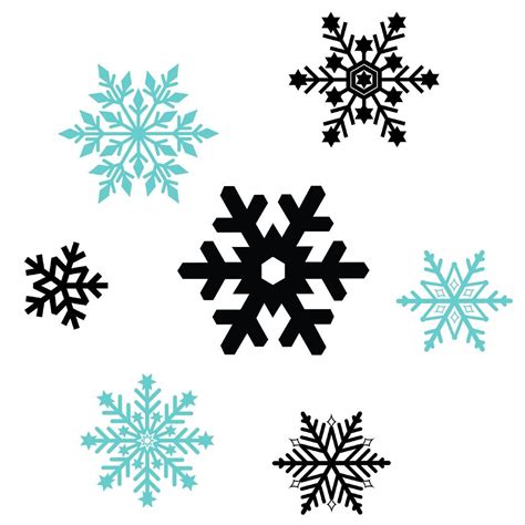 Download Free SVG Snowflakes Bundle Design - SVGed