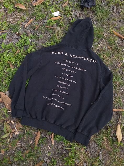 Kanye West 808s & heartbreak concert merch hoodie