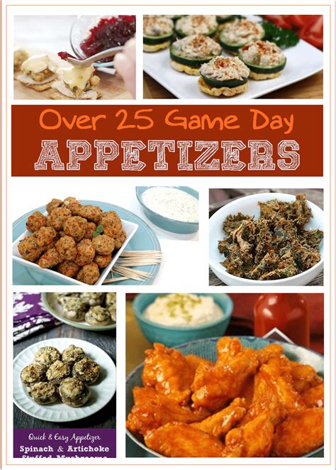 Over 25 Game Day Appetizers - Gym Craft Laundry